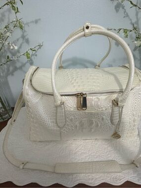 Brahmin Talulla Travel bag Milk Color (Tia tote now listed separately)